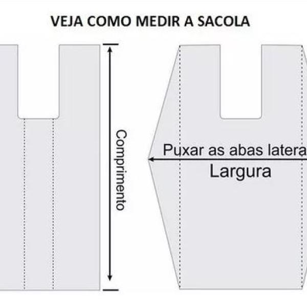 Sacolas Plásticas Reciclada Branca Grande 50x60mm 5Kg